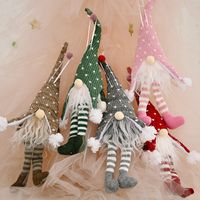 Christmas Pastoral Simple Style Korean Style Cartoon Character Santa Claus Plastic Cloth Indoor Family Gathering Hanging Ornaments main image 3