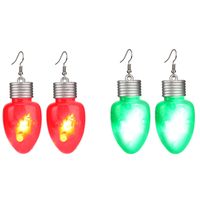 1 Pair Original Design Solid Color Plastic Drop Earrings main image 1