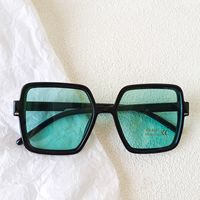 Casual Sweet Cool Style Solid Color Pc Resin Square Full Frame Glasses sku image 4