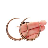 1 Pair Simple Style Round Alloy Earrings main image 2