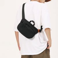 Unisex Vacation Streetwear Sports Solid Color Nylon Waist Bags main image 6