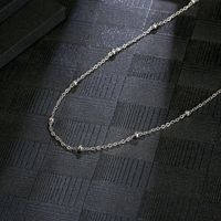 304 Stainless Steel 18K Gold Plated IG Style Simple Style Plating Solid Color Necklace main image 4