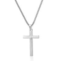 304 Stainless Steel 18K Gold Plated Casual Simple Style Plating Cross Pendant Necklace main image 6
