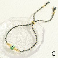 Bohemian Streetwear Devil's Eye Glass Rope Knitting Women's Bracelets main image 6