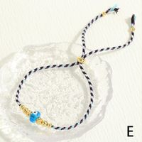 Bohemian Streetwear Devil's Eye Glass Rope Knitting Women's Bracelets main image 5