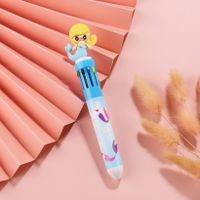 Creative Stationery Ten-color Cartoon Student  Retractable Ballpoint Pen sku image 26