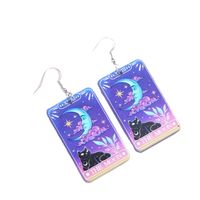 Classic Style Letter Arylic Epoxy Girl's Drop Earrings main image 2