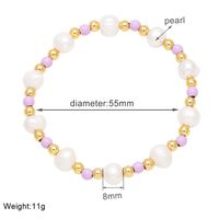 Pastoral Simple Style Round Baroque Pearls Plating 18k Gold Plated Women's Bracelets sku image 4