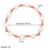 Pastoral Simple Style Round Baroque Pearls Plating 18k Gold Plated Women's Bracelets sku image 6