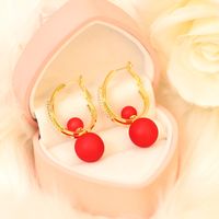 1 Pair Elegant Lady Geometric Flower Bow Knot Inlay Copper Artificial Pearls Zircon Drop Earrings sku image 20