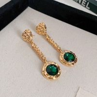 Wholesale Jewelry Classic Style Water Droplets Metal Enamel Drop Earrings sku image 24
