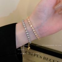 Elegant Lady Geometric Alloy Plating Inlay Zircon Women's Bracelets main image 1