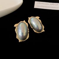 Wholesale Jewelry Classic Style Water Droplets Metal Enamel Drop Earrings sku image 25