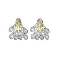 Wholesale Jewelry Classic Style Water Droplets Metal Enamel Drop Earrings main image 5