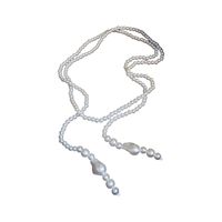 Einfacher Stil Runden Aryl Künstliche Perle Perlen Frau Halskette main image 4