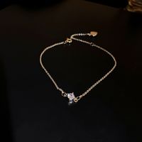 Elegant Lady Flower Copper Inlay Zircon Bracelets sku image 11