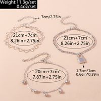 Simple Style Classic Style Solid Color Zinc Alloy Women's Anklet main image 8
