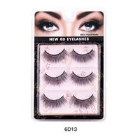 Lady Solid Color Artificial Fiber False Eyelashes 1 Piece sku image 3