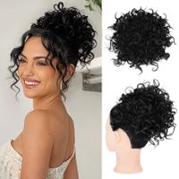 Women's Simple Style Holiday High Temperature Wire Curls Wigs sku image 1