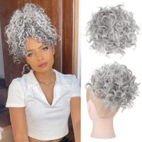 Women's Simple Style Holiday High Temperature Wire Curls Wigs sku image 2