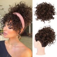 Women's Simple Style Holiday High Temperature Wire Curls Wigs sku image 4