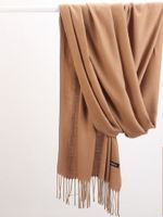 Women's Cute Sweet Simple Style Solid Color Polyester Scarf sku image 24