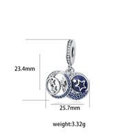 1 Pieza Cobre Perlas Artificiales Diamantes De Imitación Plateado Embutido Pulido Colgante Rosario sku image 57