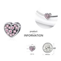 1 Pieza Cobre Perlas Artificiales Diamantes De Imitación Plateado Embutido Pulido Colgante Rosario sku image 13