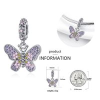1 Pieza Cobre Perlas Artificiales Diamantes De Imitación Plateado Embutido Pulido Colgante Rosario sku image 55