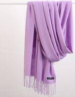 Women's Cute Sweet Simple Style Solid Color Polyester Scarf sku image 21