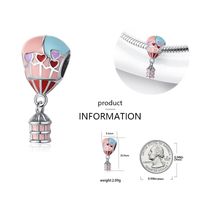 1 Pieza Cobre Perlas Artificiales Diamantes De Imitación Plateado Embutido Pulido Colgante Rosario sku image 30