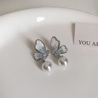 1 Pair Simple Style Flower Inlay Copper Zircon Ear Studs sku image 34