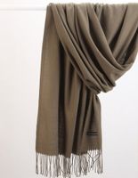 Women's Cute Sweet Simple Style Solid Color Polyester Scarf sku image 12