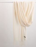 Women's Cute Sweet Simple Style Solid Color Polyester Scarf sku image 2