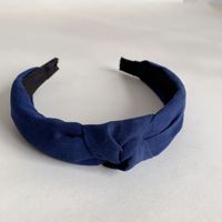 Women's Simple Style Solid Color Cloth Braid Hair Band main image 4