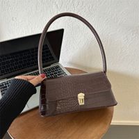 Women's All Seasons Pu Leather Solid Color Streetwear Square Magnetic Buckle Shoulder Bag main image 3