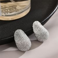 1 Pair Casual Luxurious Simple Style Solid Color Plating Copper 18K Gold Plated Ear Studs main image 3