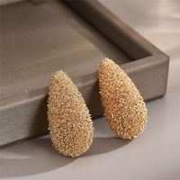 1 Pair Luxurious Water Droplets Plating Copper 18k Gold Plated White Gold Plated Ear Studs main image 5