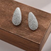 1 Pair Luxurious Water Droplets Plating Copper 18k Gold Plated White Gold Plated Ear Studs main image 4