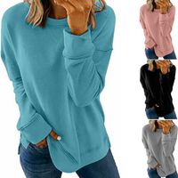Women's Hoodie Long Sleeve Hoodies & Sweatshirts Casual Solid Color main image 6