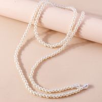 Elegant Round Artificial Pearl Beaded Women's Necklace main image 8