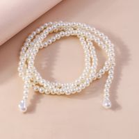 Elegant Round Artificial Pearl Beaded Women's Necklace main image 9