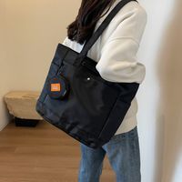 Frau Alle Jahreszeiten Oxford-stoff Einfarbig Ferien Strassenmode Sport Nähgarn Quadrat Reißverschluss Schultertasche main image 5