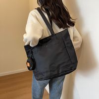 Women's All Seasons Oxford Cloth Solid Color Vacation Streetwear Sports Sewing Thread Square Zipper Shoulder Bag sku image 2