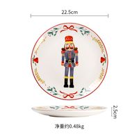 Christmas Fashion Cartoon Pottery Tableware 1 Piece sku image 5