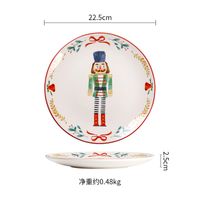Christmas Fashion Cartoon Pottery Tableware 1 Piece sku image 7