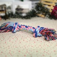 Wholesale Simple Large Double Knot Molar Woven Cotton Rope Pet Toy Nihaojewelry sku image 6