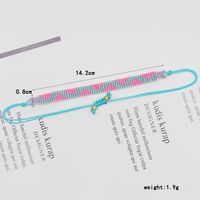 Simple Style Artistic Color Block Glass Rope Women's Bracelets main image 8