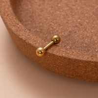 1 Piece Ear Cartilage Rings & Studs Sweet Leaf Crown Copper Plating Inlay Zircon sku image 2