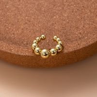 1 Piece Ear Cartilage Rings & Studs Sweet Leaf Crown Copper Plating Inlay Zircon sku image 4